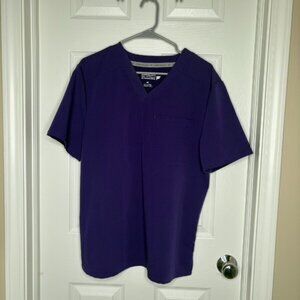 Fabletics Purple Scrub Top Men's Medium